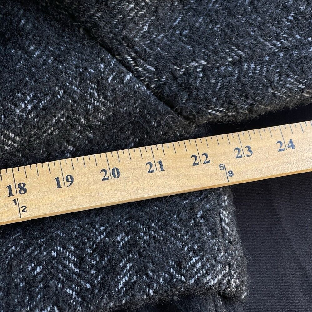 Zara Basic Jacket Womens Large Black Full Zip Twe… - image 8